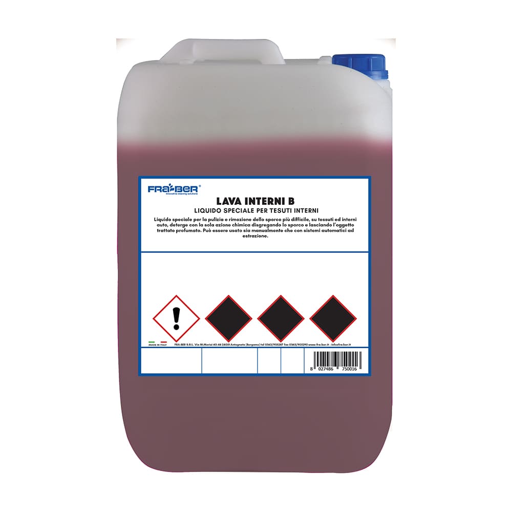 FRA-BER Lava Interni B Genel Amaçlı Detaylı Araç Temizleyici (1:25 Konsantre) - 25 kg