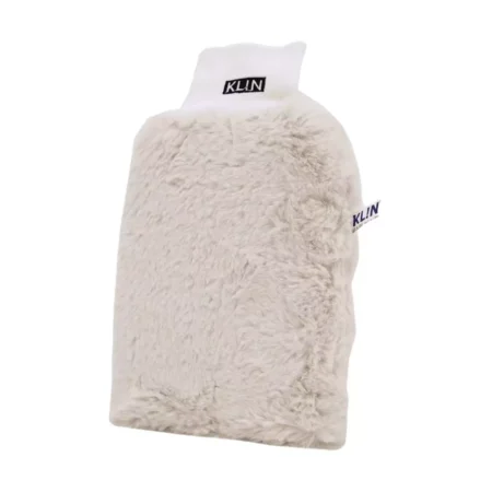 KLIN Softy HD Wash Mitt Ultra Yumuşak Uzun Tüylü Mikrofiber Araç Yıkama Eldiveni (Açık Bej) - 23x16 cm
