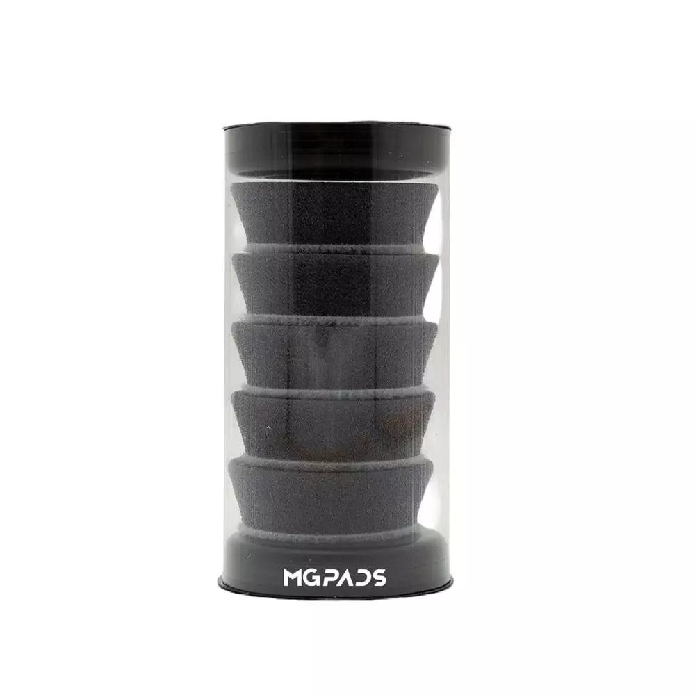 MG PS Pasta Süngeri 45/35 mm 5'li Paket (Gri) - Mini Polisaj Makinesi Uyumlu