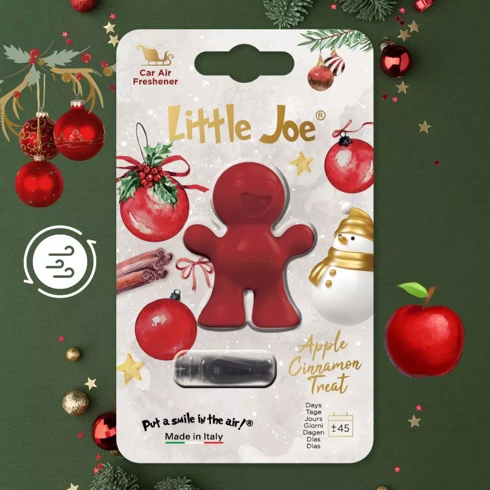 Little Joe Elma Tarçın Araç Kokusu (Apple Cinnamon) -45 Gün -Oto Kokusu Kalıcı Klima Parfüm