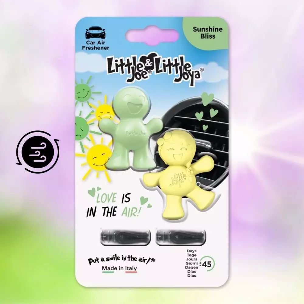 Little Joe Aşk Serisi 2li Paket Vanilya Araç Kokusu (Sunshine Bliss) -45 Gün -Oto Kokusu Parfüm