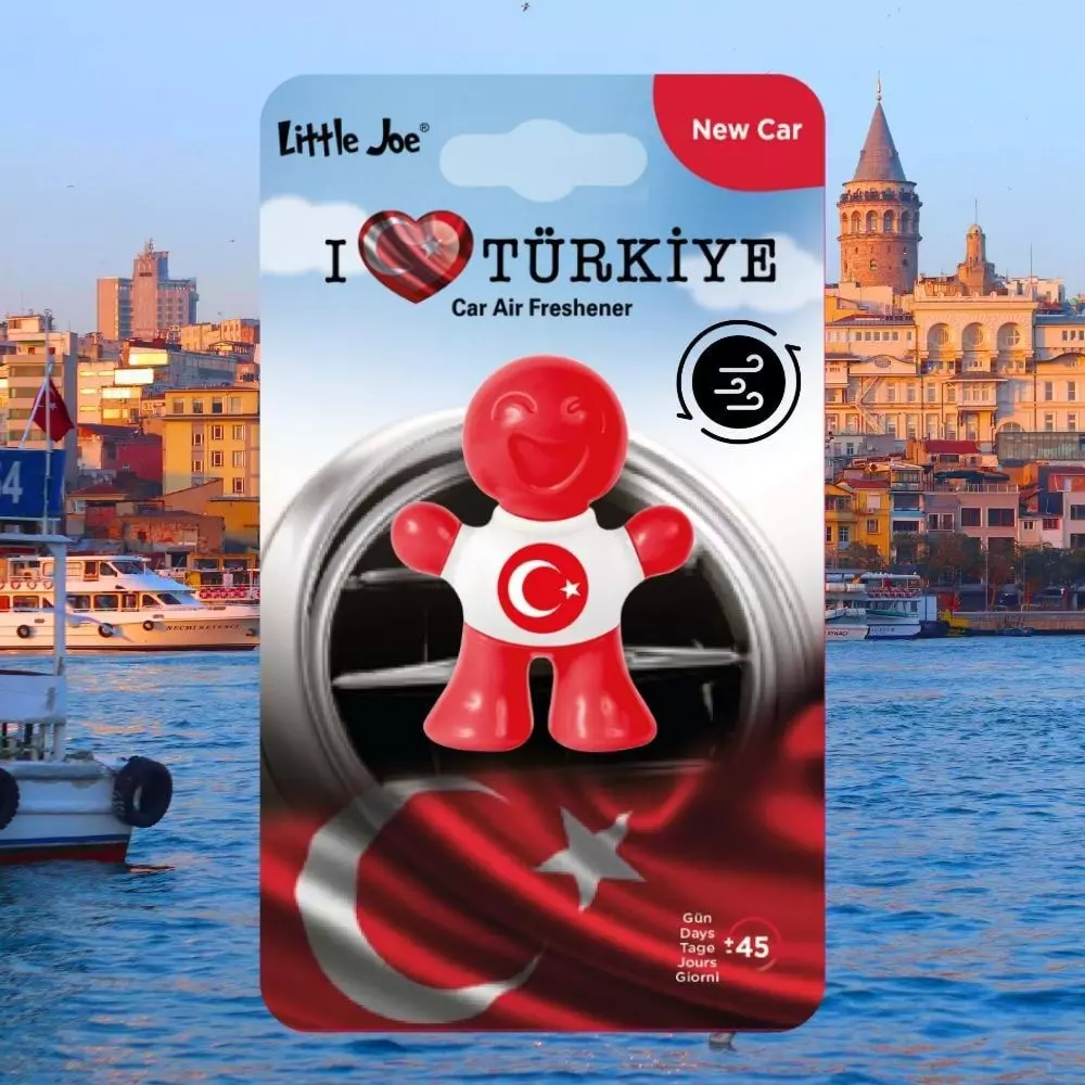 Little Joe Türkiye'yi Seviyorum Yeni Araç Kokusu (New Car)-45 Gün-Oto Kokusu Kalıcı Klima Parfüm