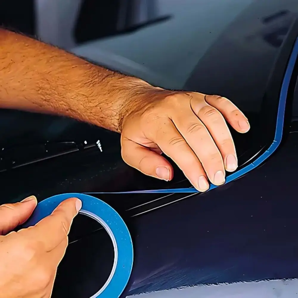 GYEON QM MaskingTape Maskeleme Bandı 6 mm x 18 metre - 20'li Paket -İz Yapışkan Bırakmaz - Image 3