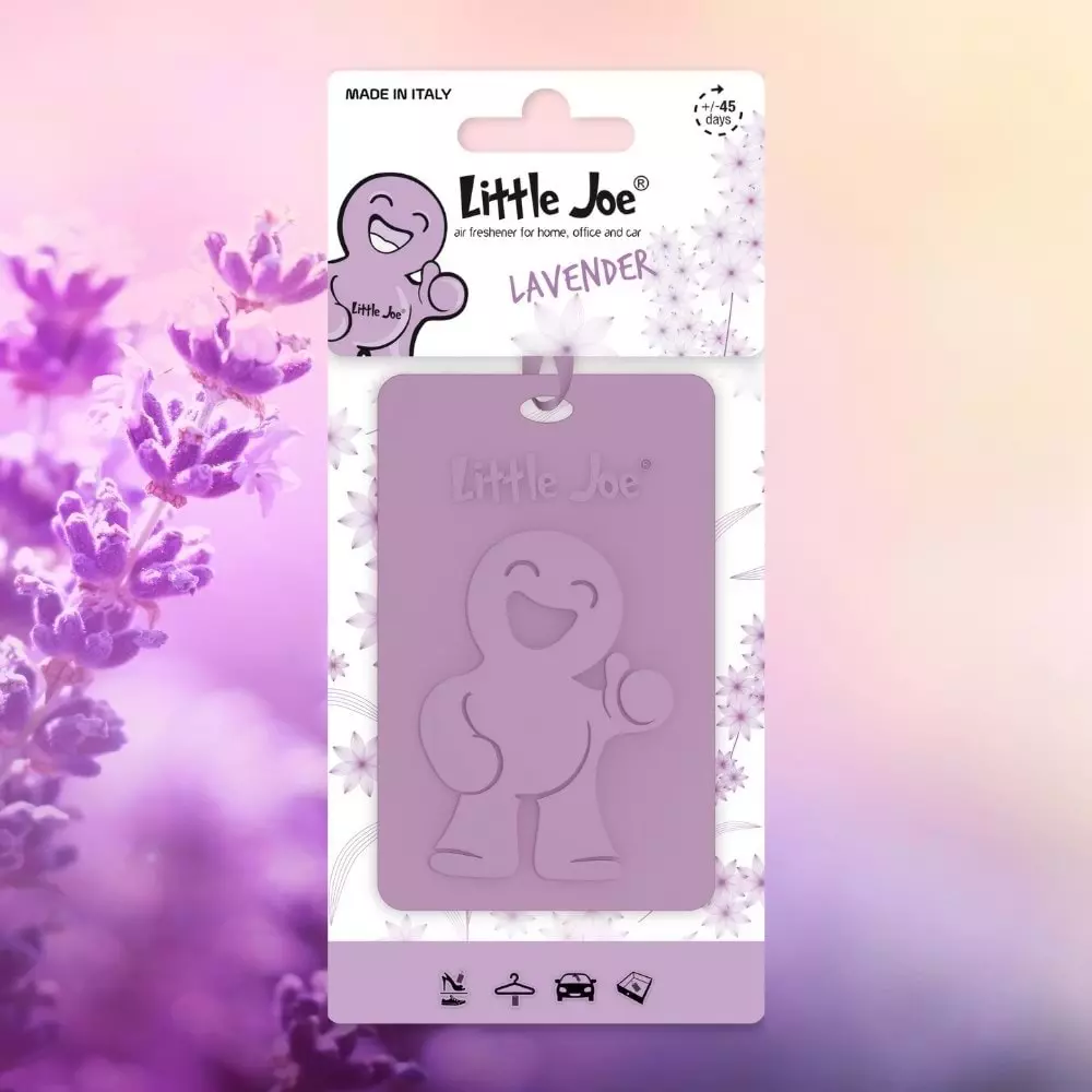 Little Joe Lavanta Kokulu Dolap Asma Kart (Lavender) -45 Gün -İpli Ev Oto Kokusu -Ayna Parfümü
