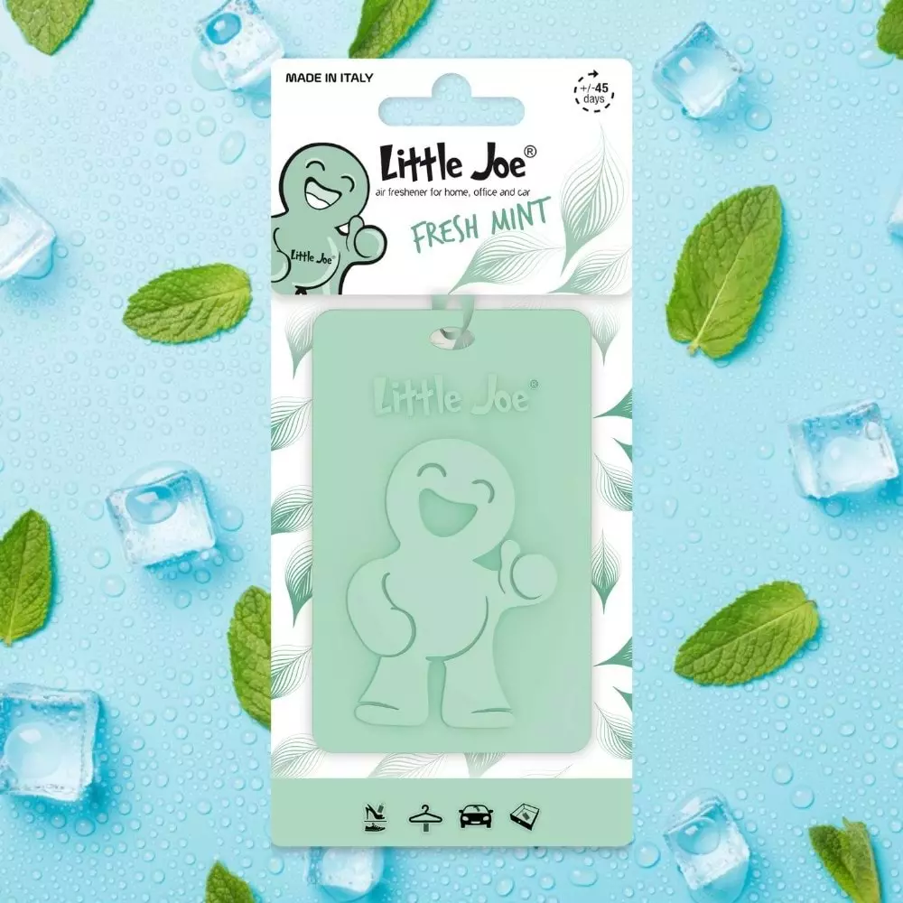 Little Joe Taze Nane Kokulu Dolap Asma Kart (Fresh Mint) -45 Gün -İpli Ev Oto Kokusu -Ayna Parfümü
