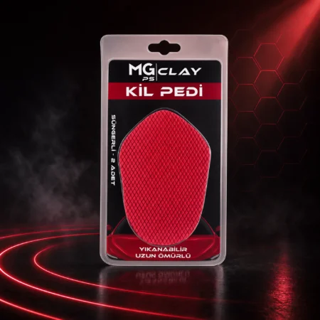 MG PS Yedek Cırtlı El Kil Pedi  (2 Adet) 12×8 cm – Aplikatör Clay Pad Sponge Block