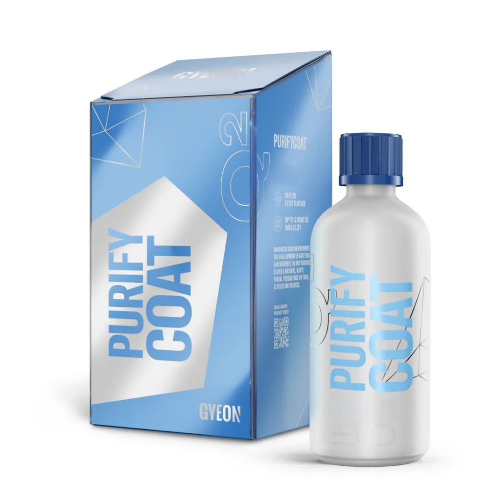 GYEON Q² PurifyCoat İç Yüzey Koruma Seramik Kaplama – 100 ml -12 Ay Dayanım