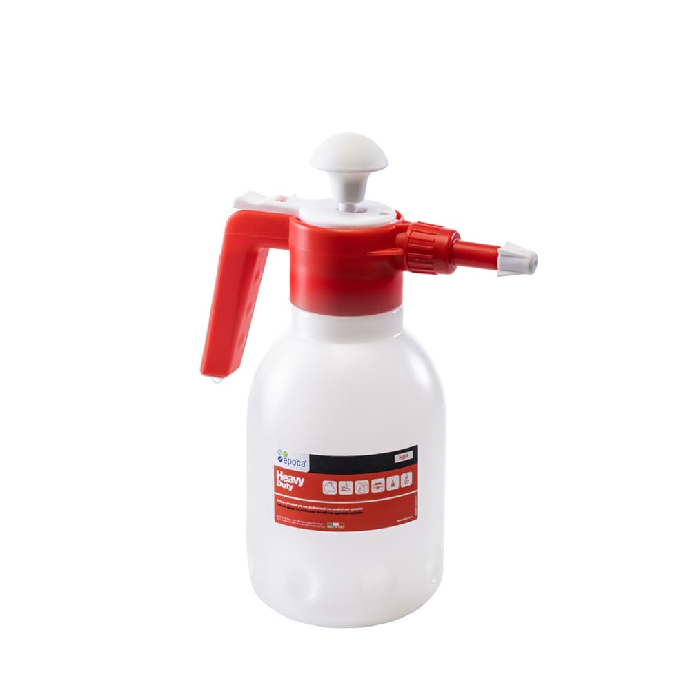 EPOCA 2000 Profesyonel Kimyasal Dayanımlı Basınçlı Pompa 2 Litre - Kırmızı/Beyaz (NBR)