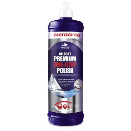 MENZERNA Marin, Tekne Gelcoat Boya 3in1 Tek Adım Pasta Cila Koruma - 1 lt