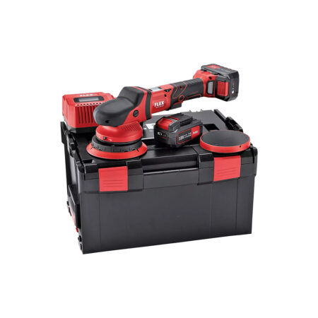 FLEX XFE 15 150 18-EC SET Random Orbital Çift Akülü Kablosuz Polisaj Makinesi Seti - Fırçasız Motor
