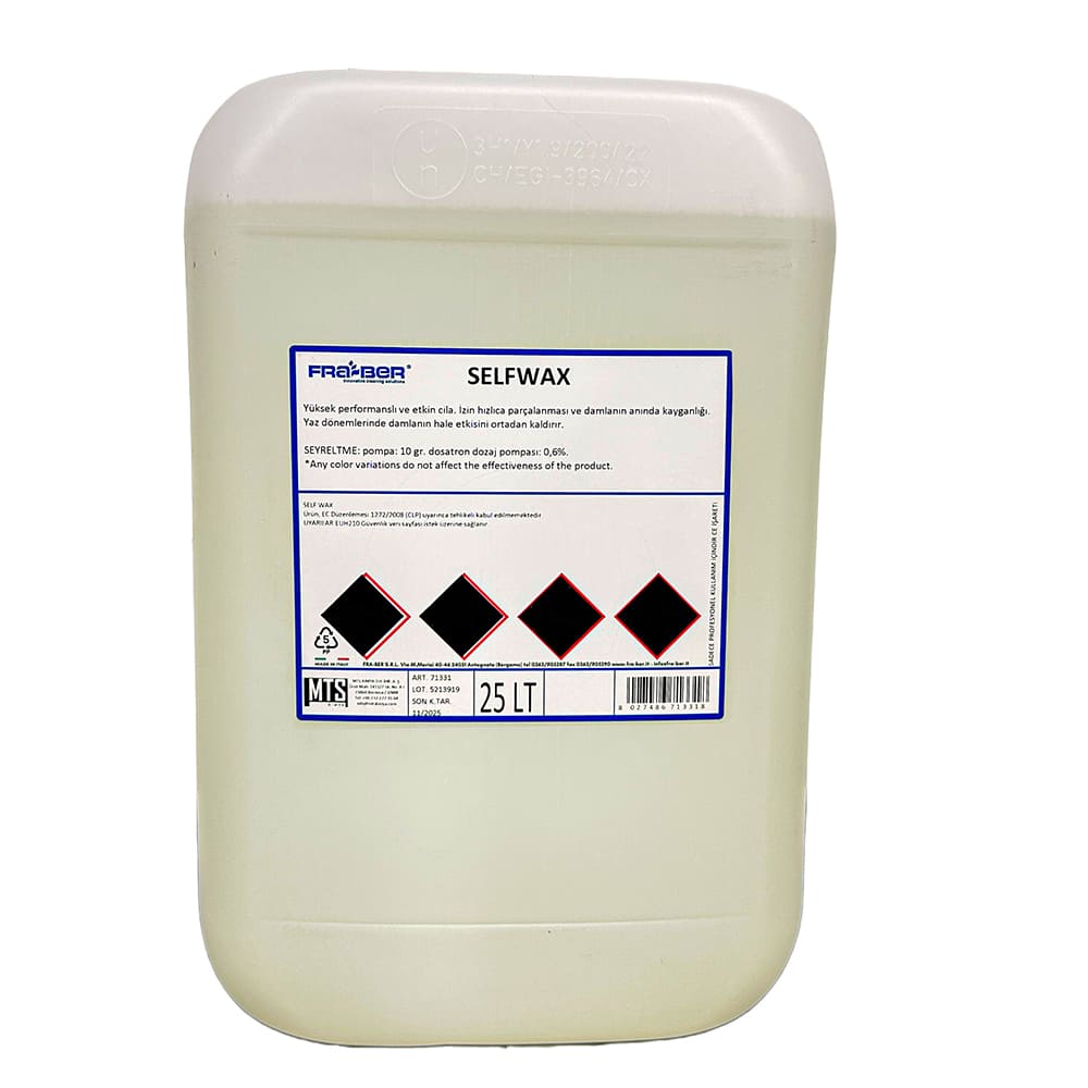 FRA-BER Cera Self Wax Koruyucu Ve Parlatıcı Hızlı Cila Vişne Kokulu (1:200 Konsantre) - 25 lt