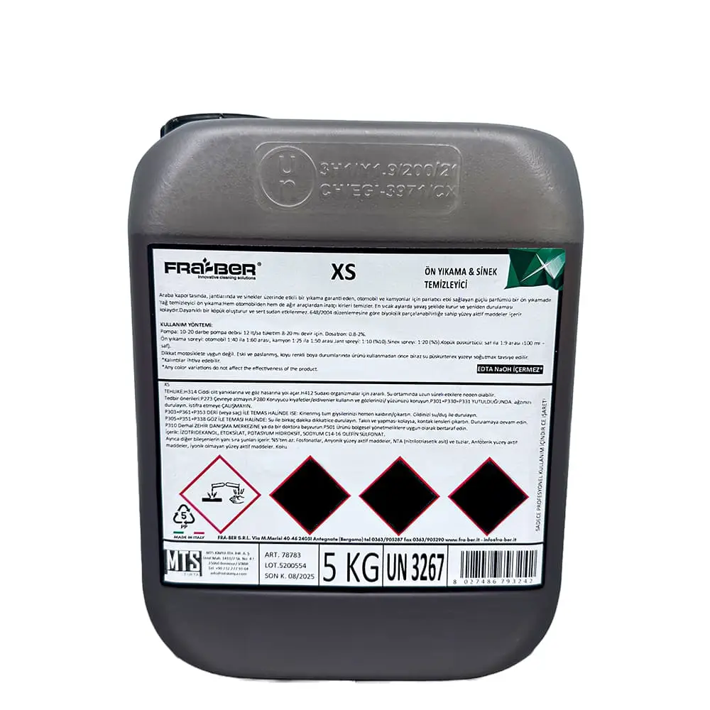 FRA-BER X-XS Güçlü Ön Yıkama Köpüğü Ve Sinek Böcek Temizleyici (1:60 Konsantre) - 5 kg