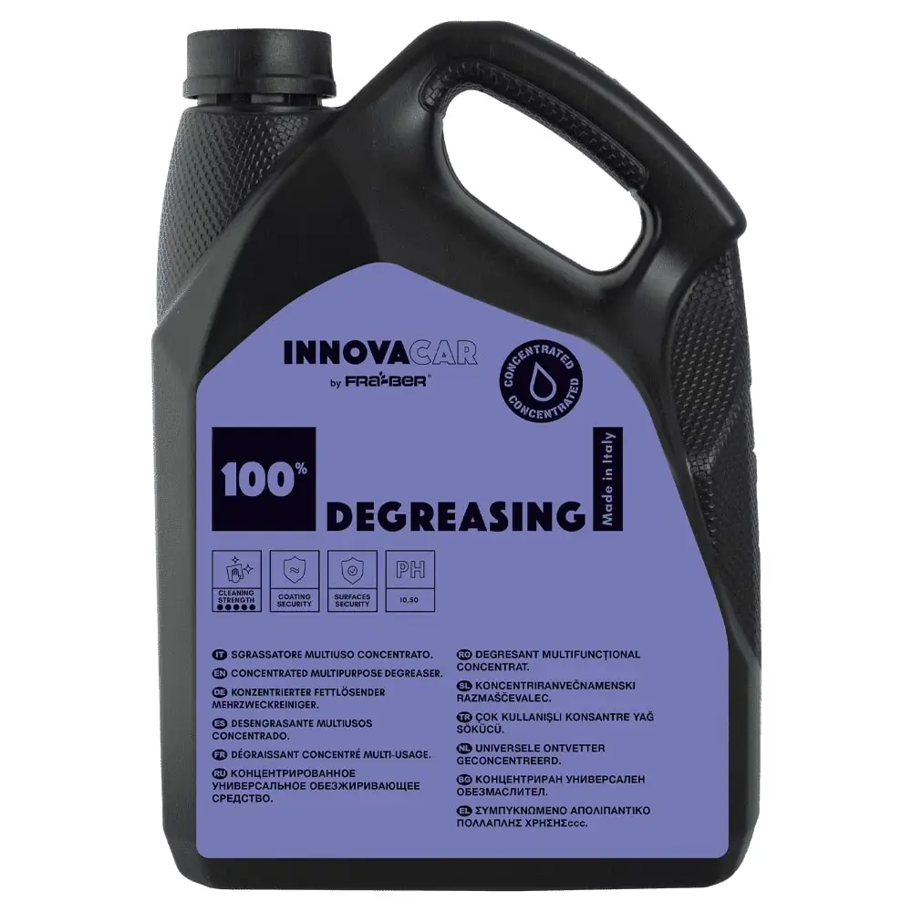 INNOVACAR 100% DEGREASING Anti Statik Çok Amaçlı Temizleyici Yağ Çözücü Konsantre - 4,54 lt