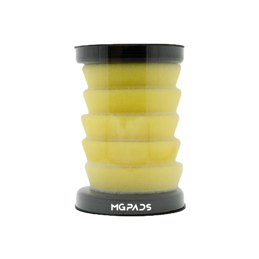 MG PS Hare Giderici Cila Süngeri 65/55 mm 5'li Paket (Sarı)- Mini Polisaj Makinesi Uyumlu