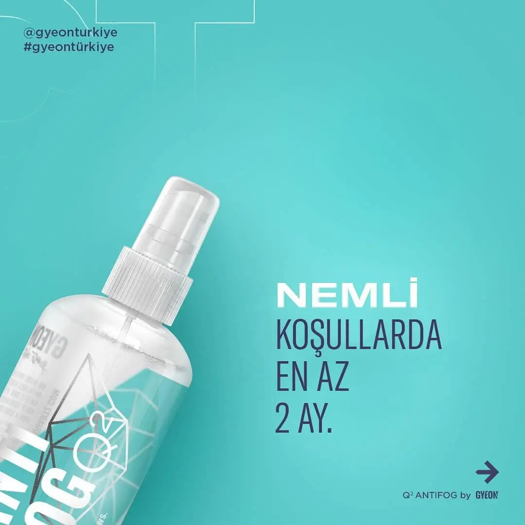 GYEON Q AntiFog Cam Buğu Önleyici Kaplama Seti - 120 ml - Image 5