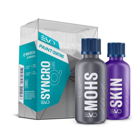 GYEON Q Syncro EVO Light Box Çift Katman Seramik Kaplama - 50 ml + 50 ml - 9H Oto Boya Koruma