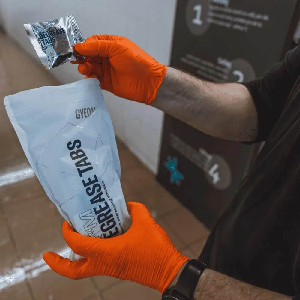 GYEON QM Degrease Tabs Araç Yüzey Temizleyici Cila Yağ Çözücü Tablet - 10lu Paket - Image 4