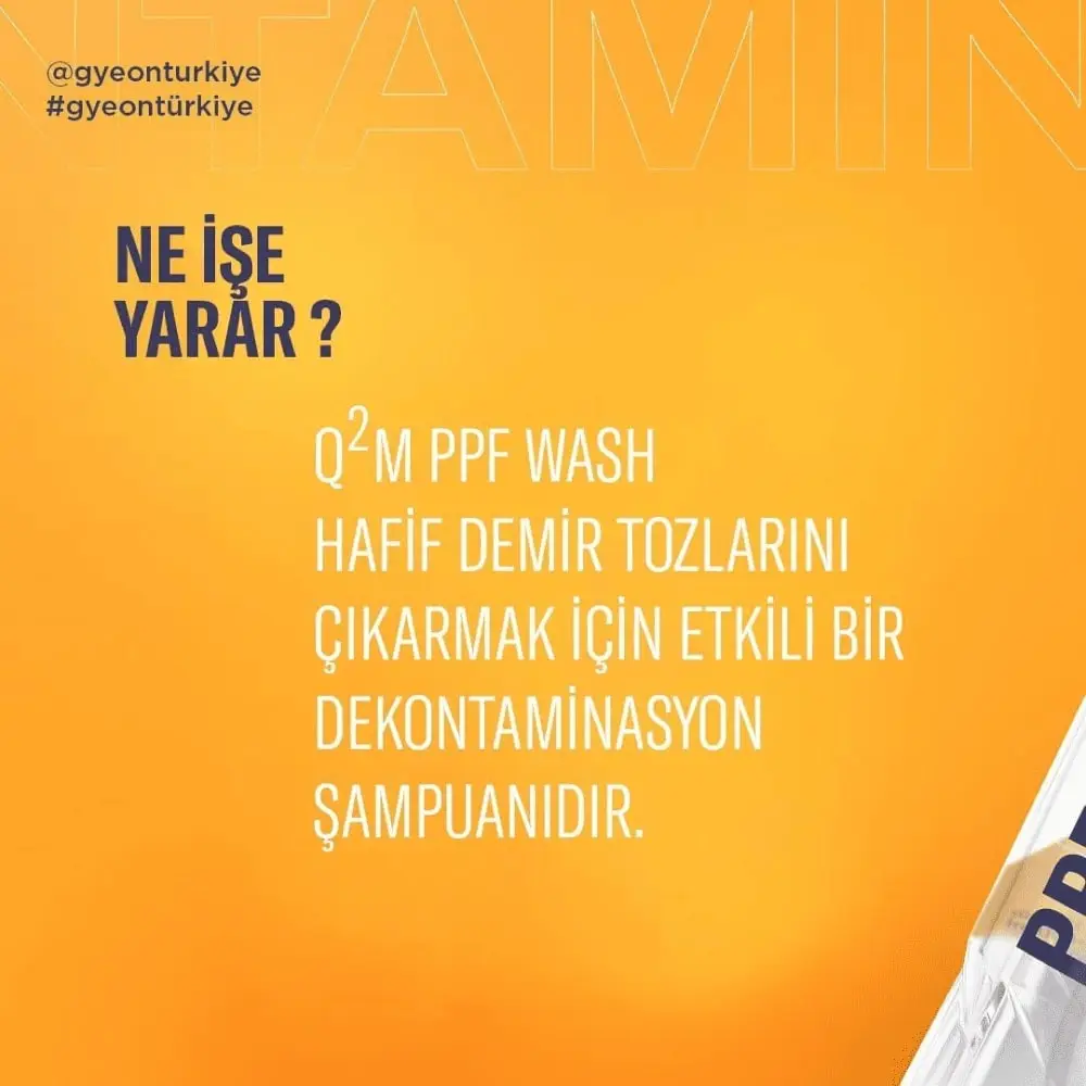 GYEON QM ECO Wash Seramik Katkılı Susuz Yıkama Yüzey Temizleyici ve Parlatıcı Cila - 1000 ml - Image 3