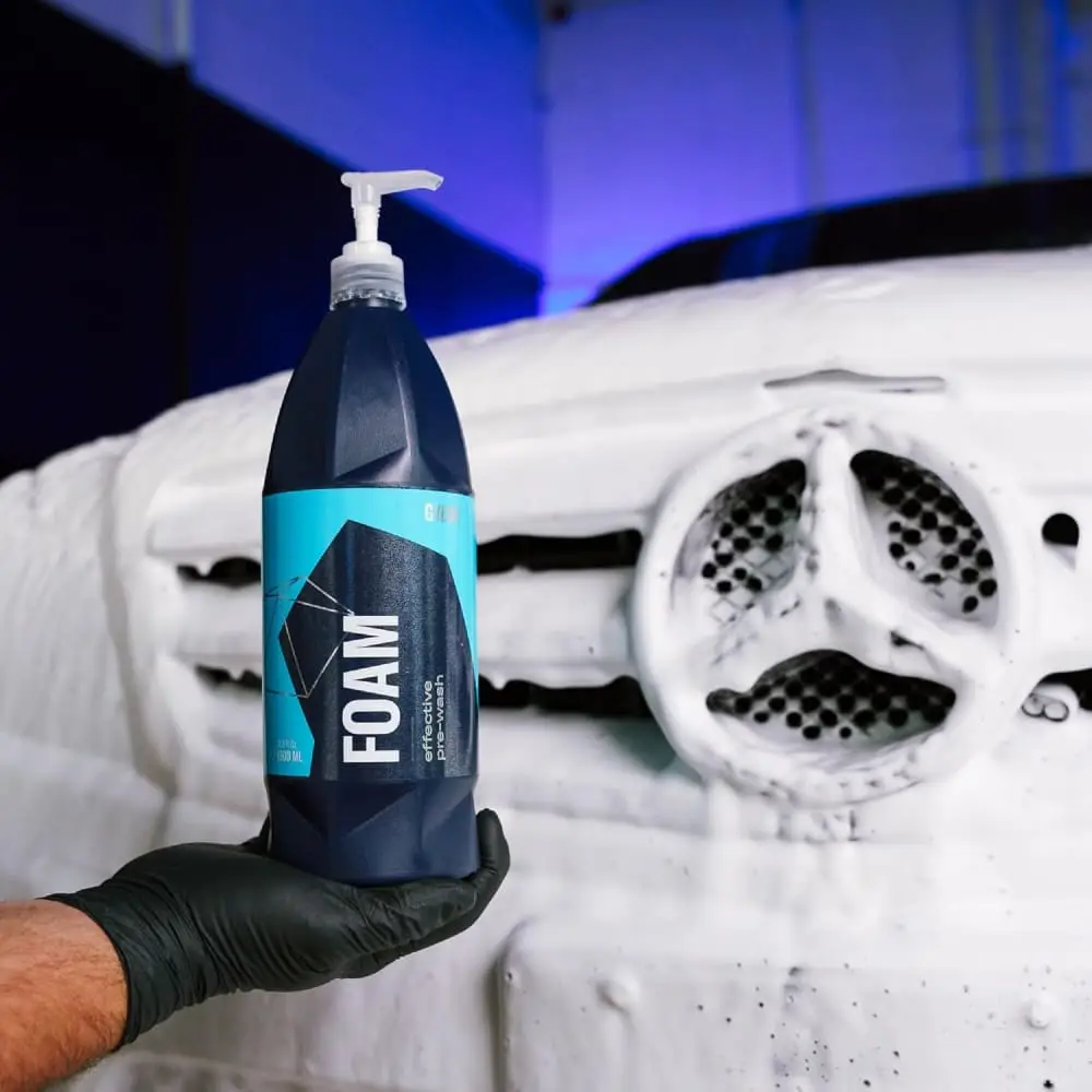 GYEON QM Foam Araç Ön Yıkama Şampuanı Konsantre - 4000 ml - Yoğun Köpüklü Prewash Snow Foam - Image 4