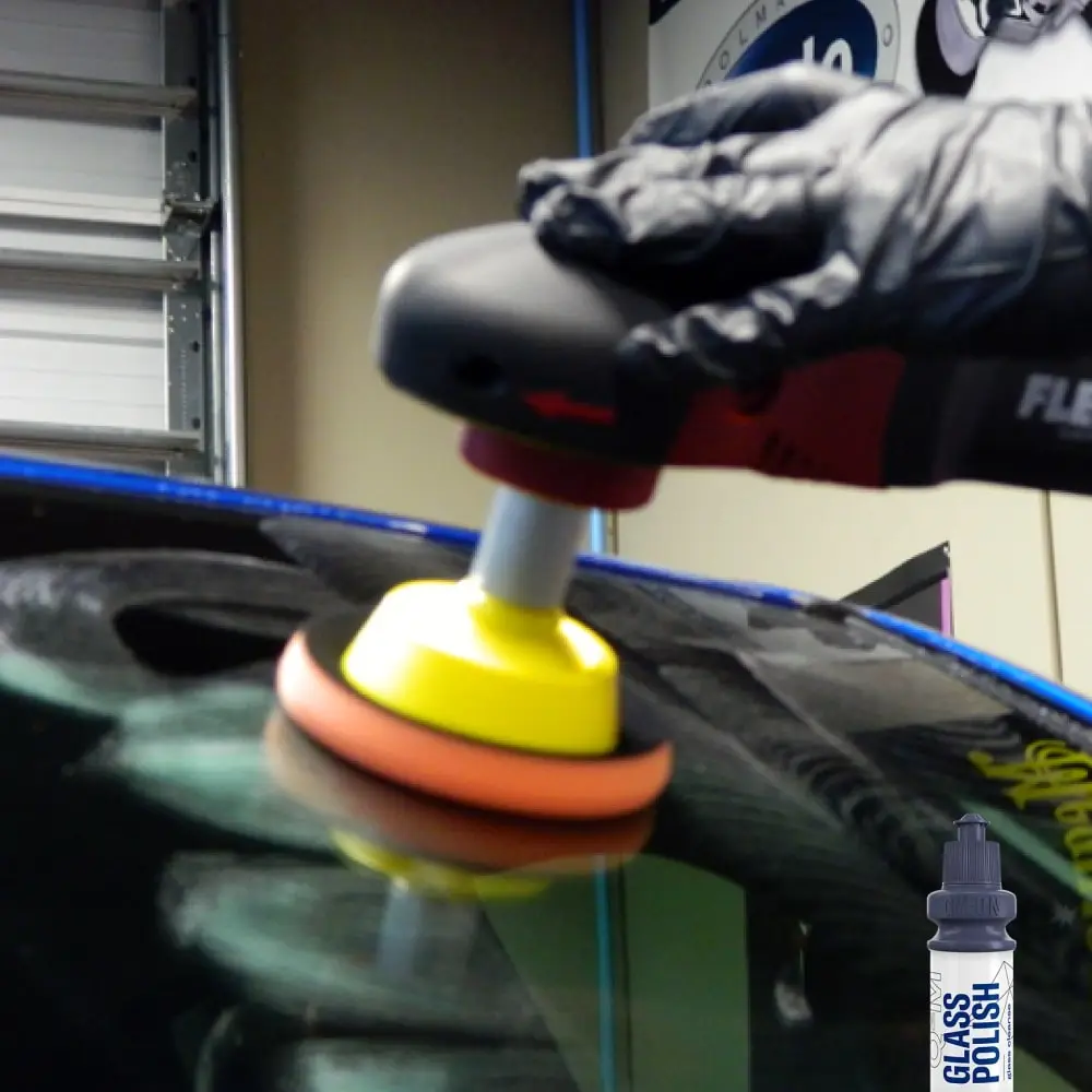 GYEON QM Glass Polish Cam Pastası Leke Temizleyici Kireç Çözücü Hafif Çizik Giderici - 250 ml - Image 4