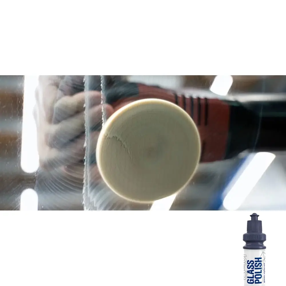 GYEON QM Glass Polish Cam Pastası Leke Temizleyici Kireç Çözücü Hafif Çizik Giderici - 250 ml - Image 5