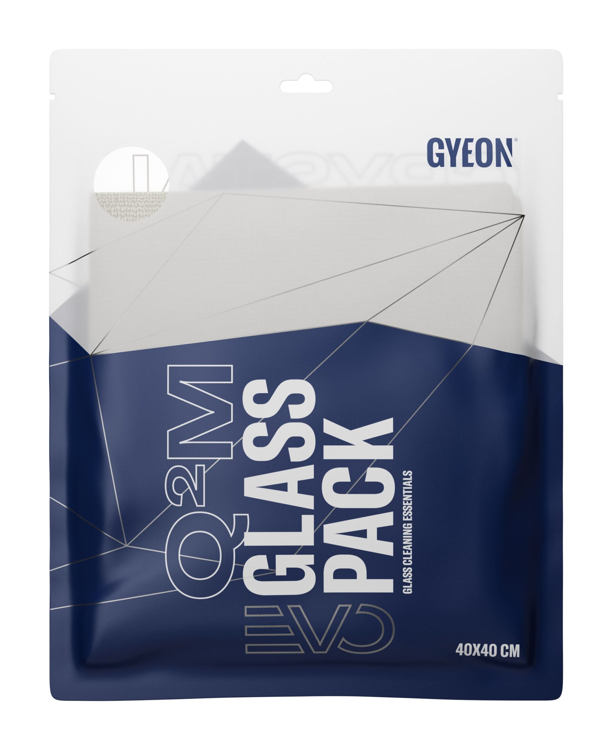 GYEON QM GlassPack EVO Cam Yüzey Temizlik ve Silme Mikrofiber Bezi Seti 2'lü Paket - 40x40 cm