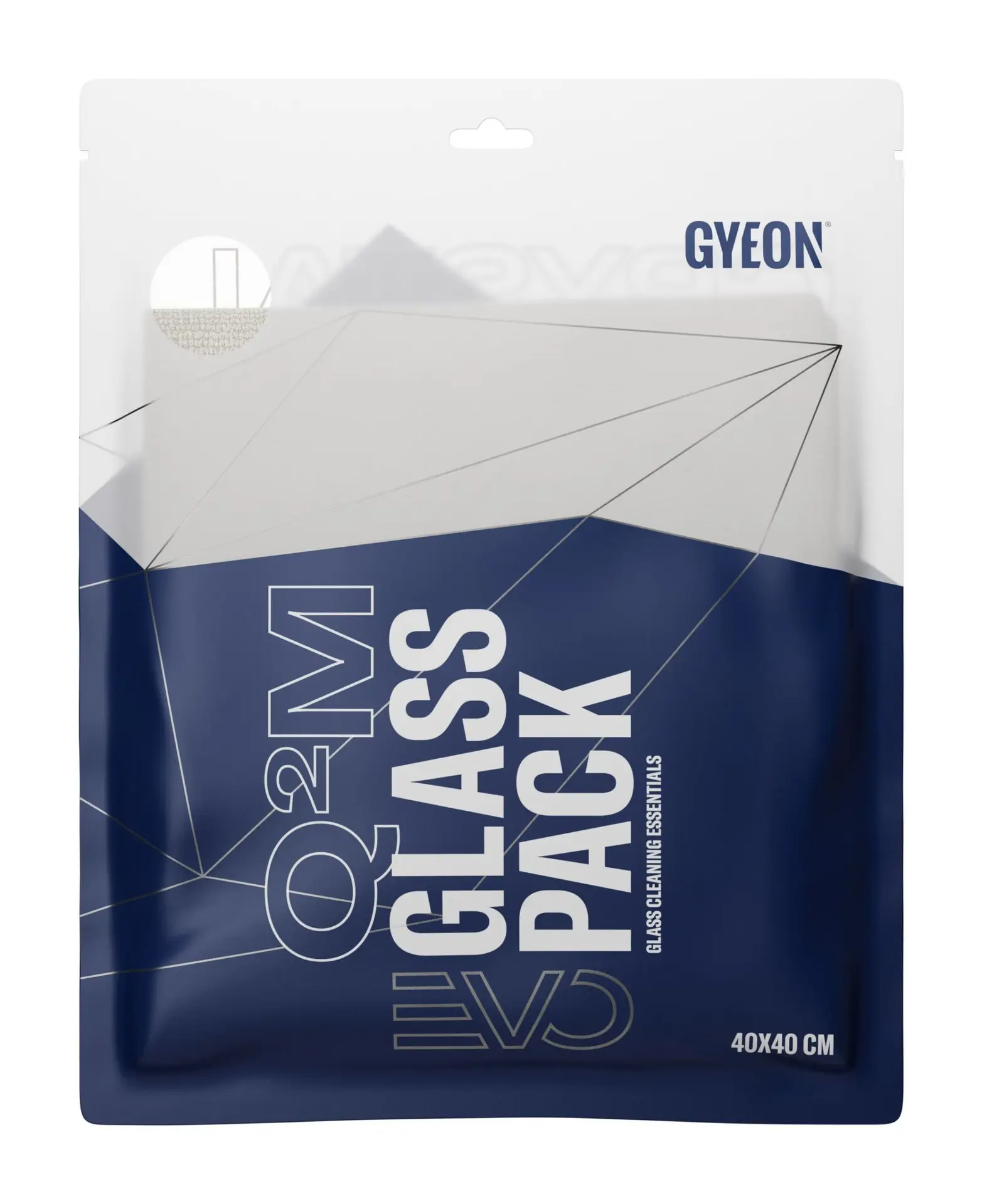 GYEON QM GlassPack EVO Cam Yüzey Temizlik ve Silme Mikrofiber Bezi Seti 2'lü Paket - 40x40 cm