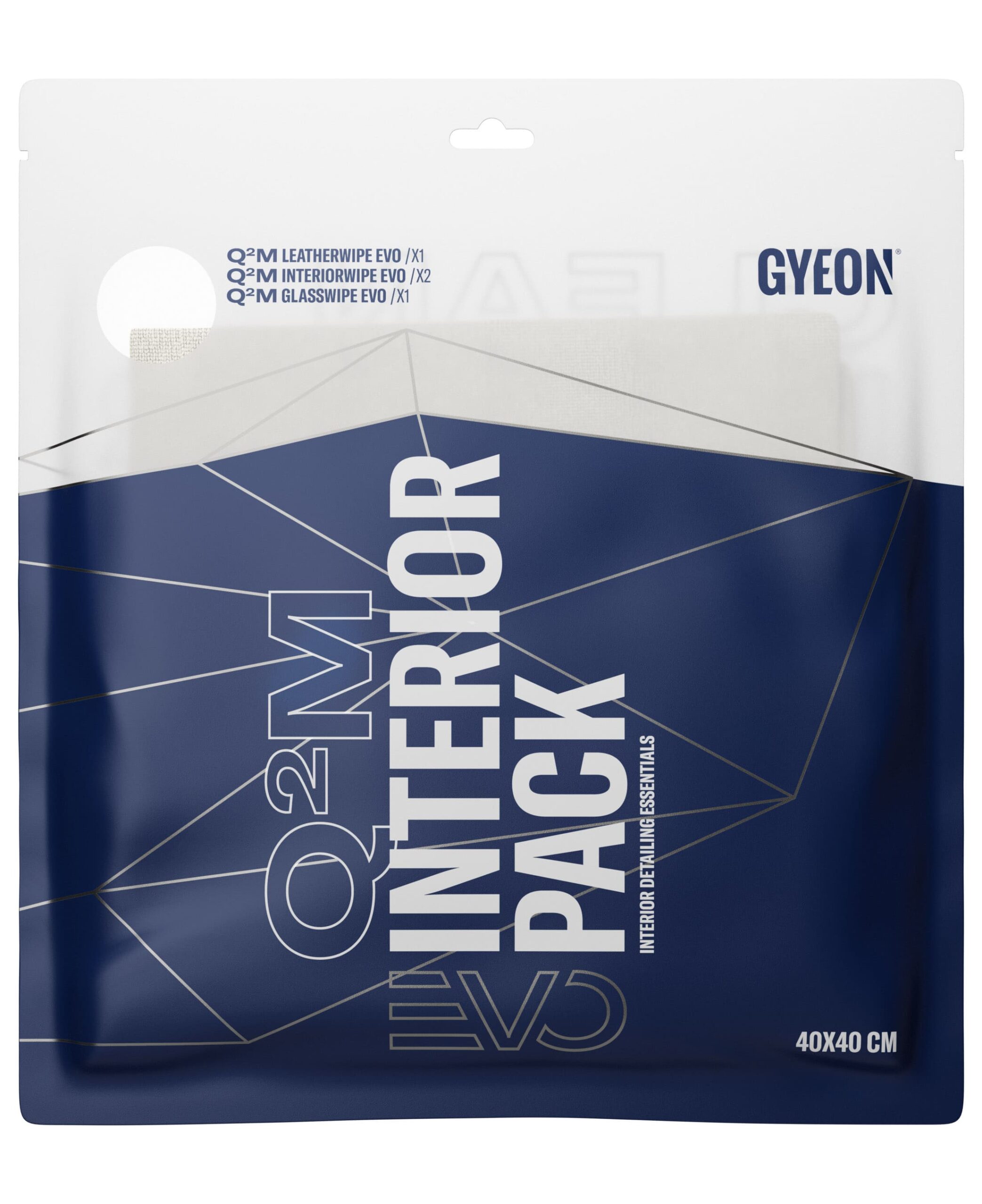 GYEON QM InteriorPack EVO İç Aksam Mikrofiber Detaylı Temizlik Bezi Seti 4'lü Paket - 40x40 cm