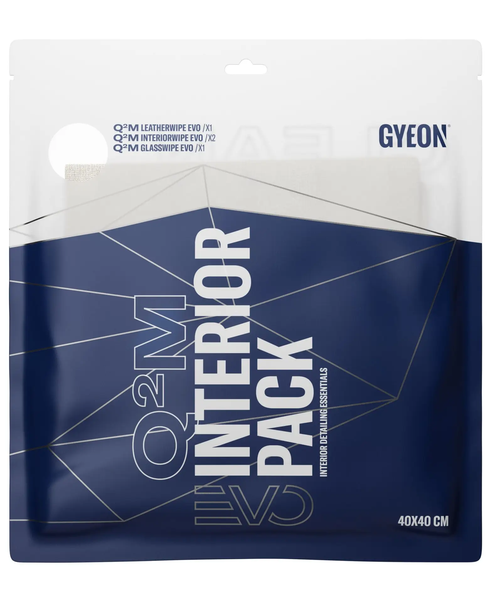 GYEON QM InteriorPack EVO İç Aksam Mikrofiber Detaylı Temizlik Bezi Seti 4'lü Paket - 40x40 cm