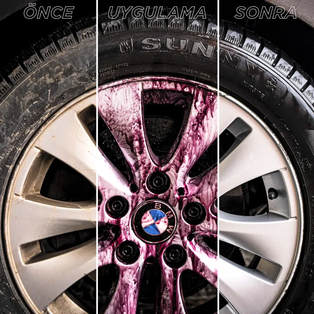 GYEON QM Iron REDEFINED Demir Tozu, Balata Tozu Temizleyici Ve Pas Sökücü PH Nötr - 4000 ml - Image 4