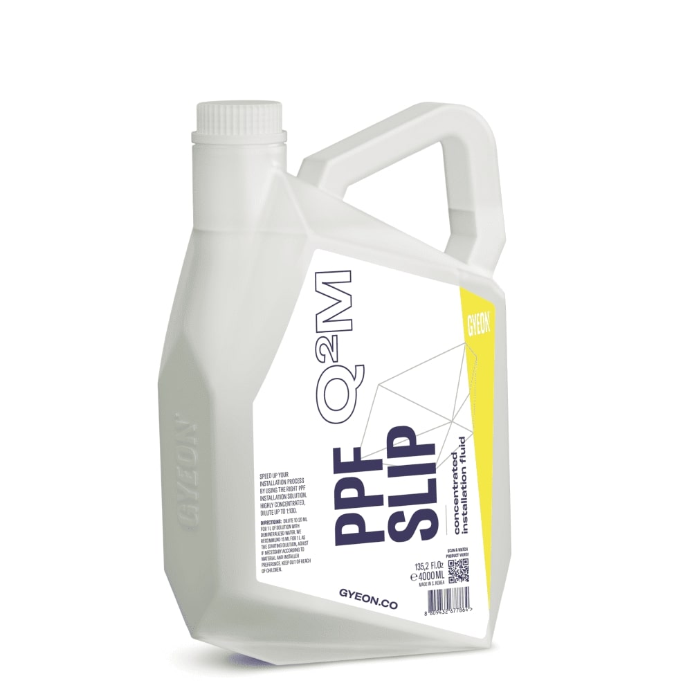 GYEON QM PPF Slip PPF Folyo Montaj Yapıştırma Sıvısı Yoğun Konsantre - 4000 ml