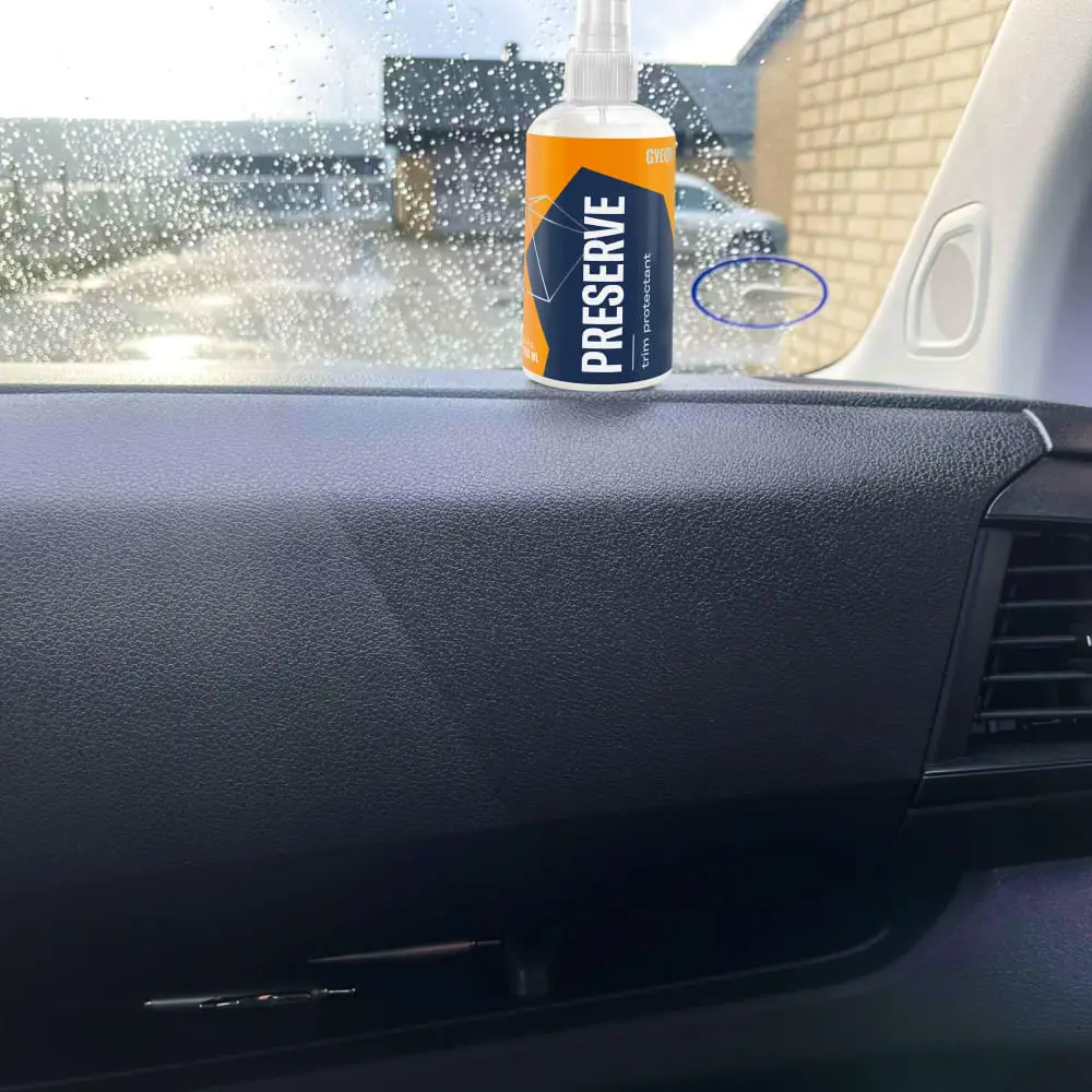 GYEON QM Preserve İç Dış Plastik Trim Yenileyici Ve Koruyucu - 250 ml -Mat Görünüm Plastik Onarıcı - Image 5
