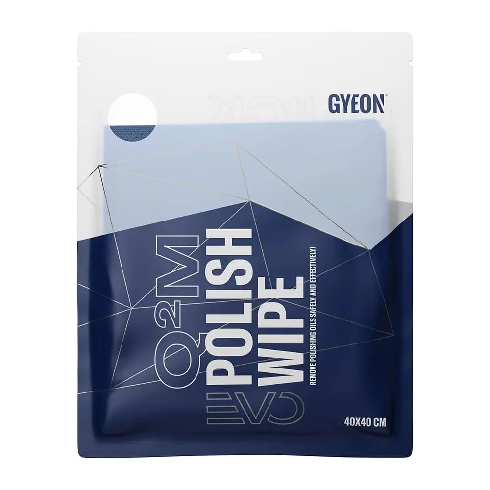 GYEON QM PolishWipe EVO Lazer Kesim Çift Yönlü Cila Bezi - 40x40 cm