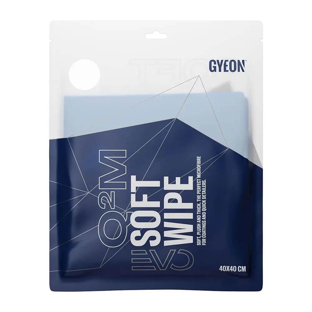 GYEON QM SoftWipe EVO Lazer Kesim Peluş Pasta Cila Bezi - 40x40 cm