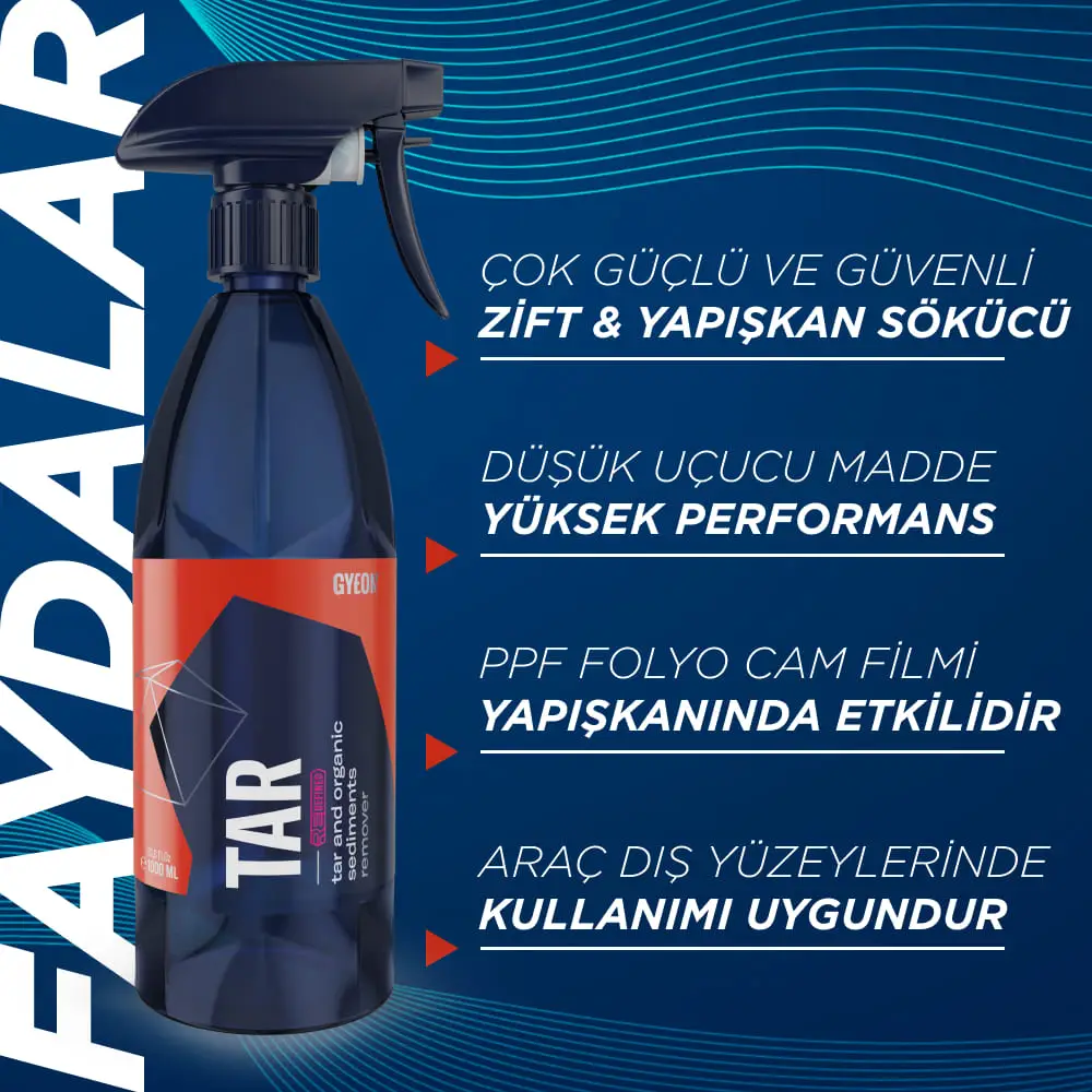 GYEON QM Tar REDEFINED Zift Katran Reçine Temizleyici Ve Yapışkan Sökücü - 4000 ml - Image 2