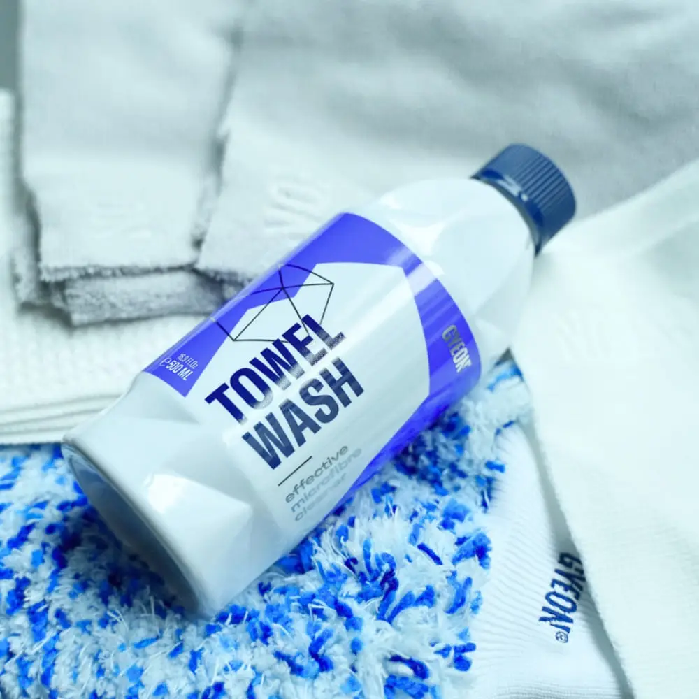 GYEON QM TowelWash Mikrofiber Bez Havlu Eldiven Keçe Ped Yıkama Şampuanı - 500 ml - Image 5
