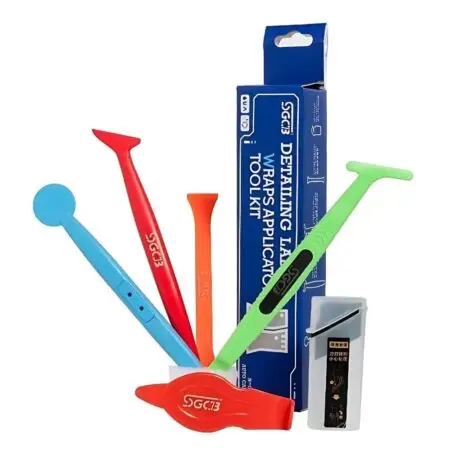 SGCB Cam Filmi PPF Folyo Çekme Aparatları Kiti 6 Parça - Kutulu