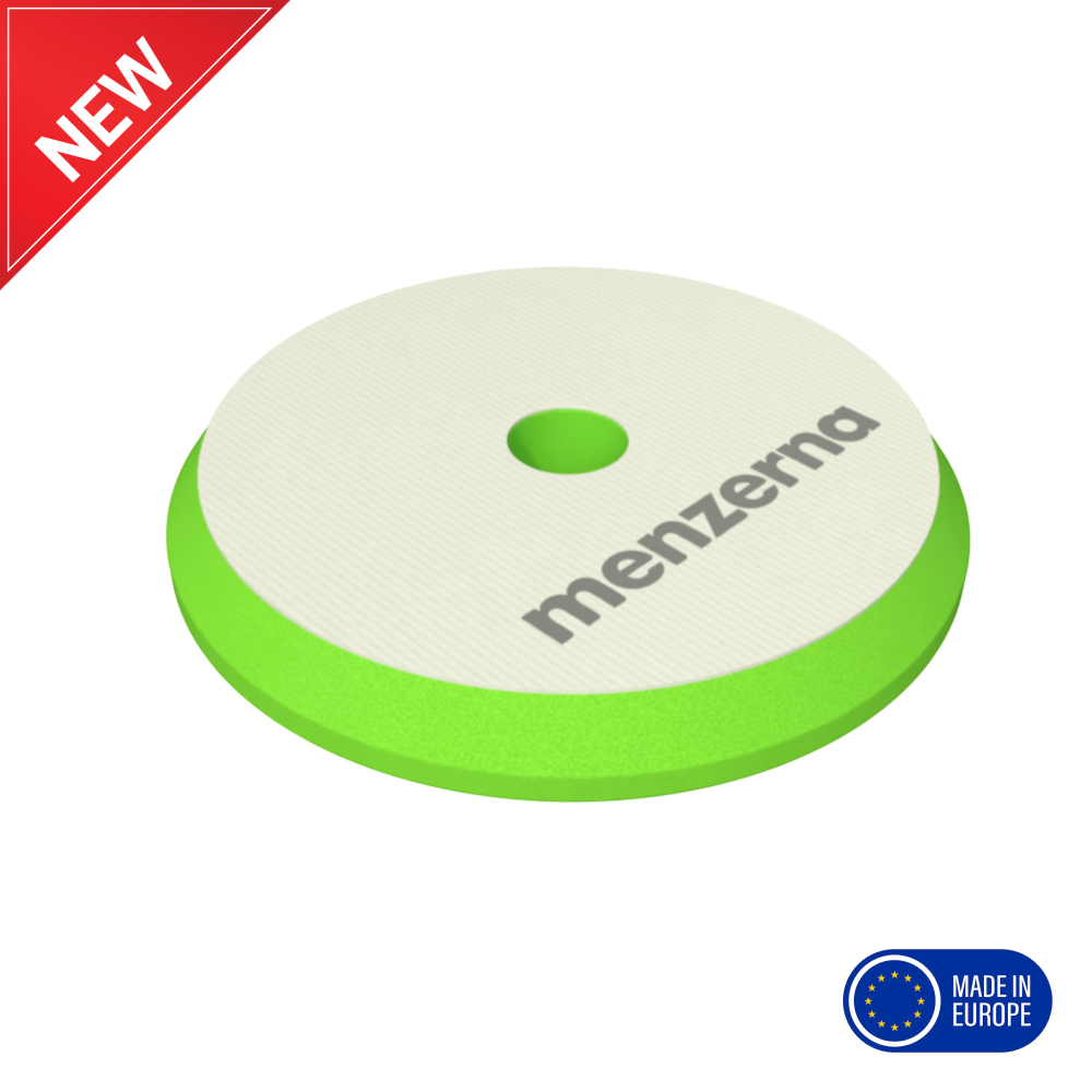 MENZERNA Rotary ve Orbital Uyumlu Hare Giderici Sünger 130/150mm – Yeşil | Hologram Giderici Pad