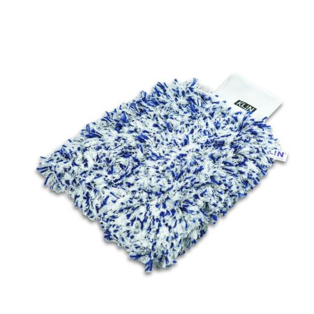 KLIN Wash Mitt Mikrofiber Araç Yıkama Eldiveni (Mavi) – 20×18 cm