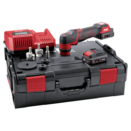 FLEX PXE 80 12V-EC Set Rotary/Orbital Akülü Nano Polisaj Makinesi Seti | Mini Şarjlı Pasta Cila