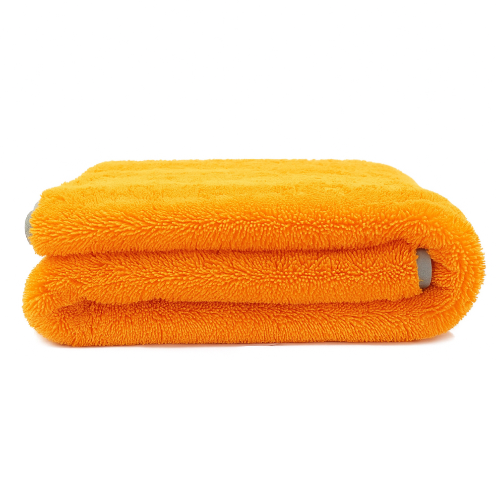 KLIN Drying Zero HD Plus Mikrofiber Kurulama Havlusu 950 GSM Uzun Tüylü  (Turuncu) – 90×70 cm