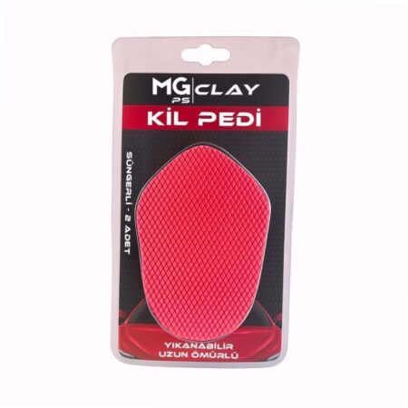 MG PS Yedek Cırtlı El Kil Pedi  (2 Adet) 12×8 cm – Aplikatör Clay Pad Sponge Block